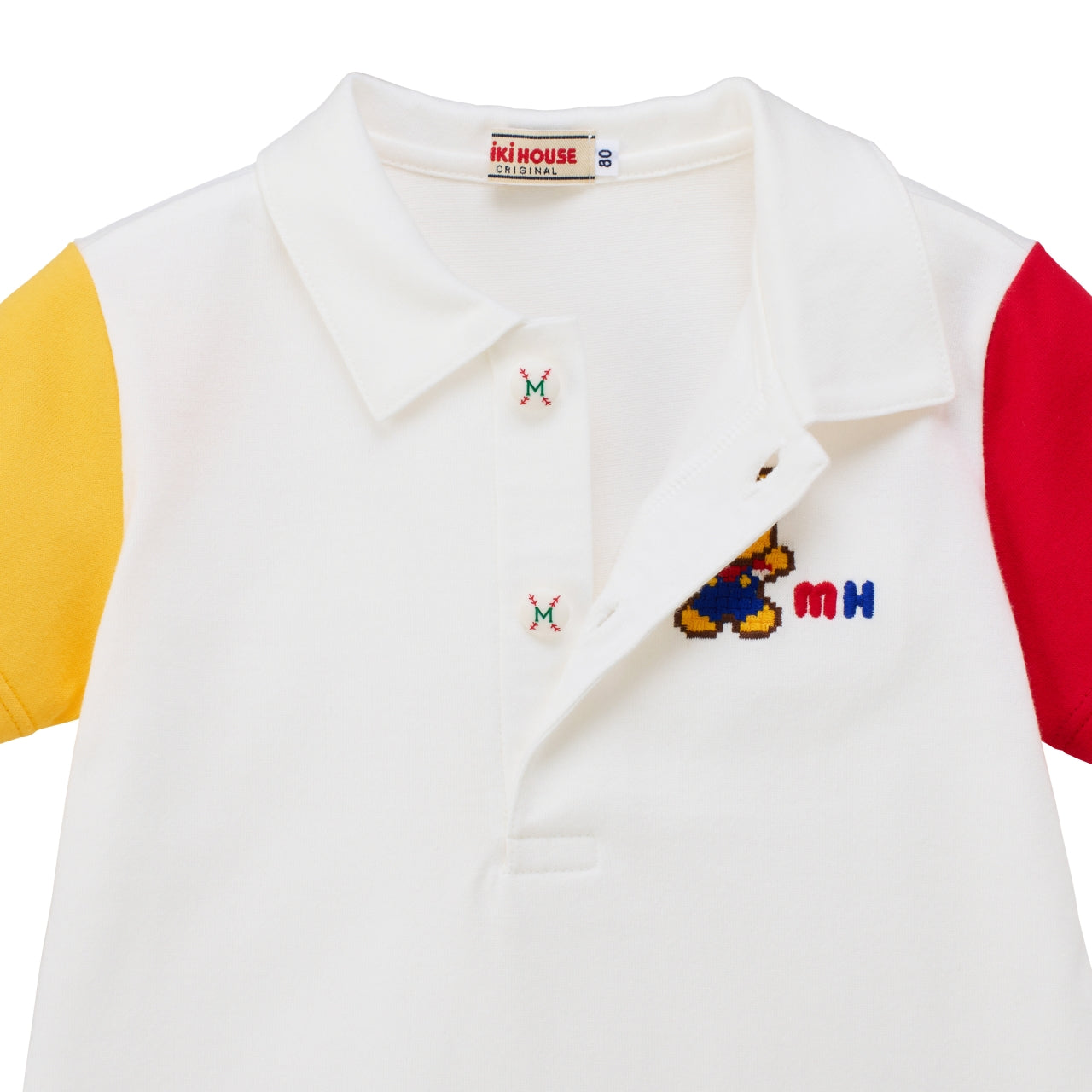 Pucchi Retro Game Color-Block Polo Shirt