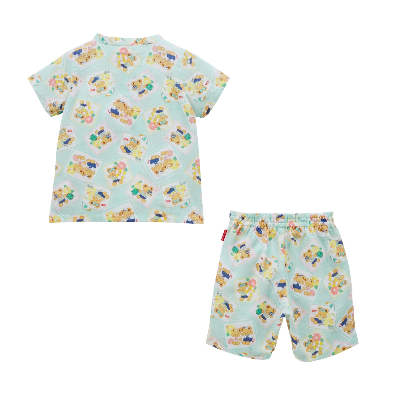 MIKI HOUSE Bear Loungewear Set