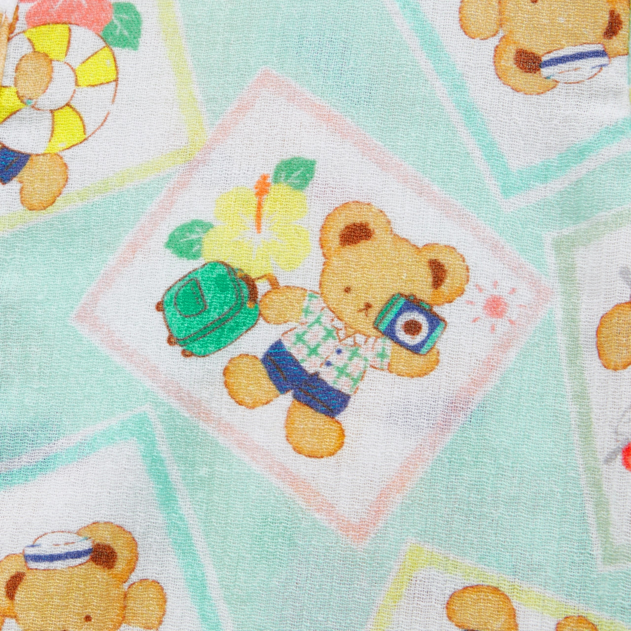 MIKI HOUSE Bear Loungewear Set