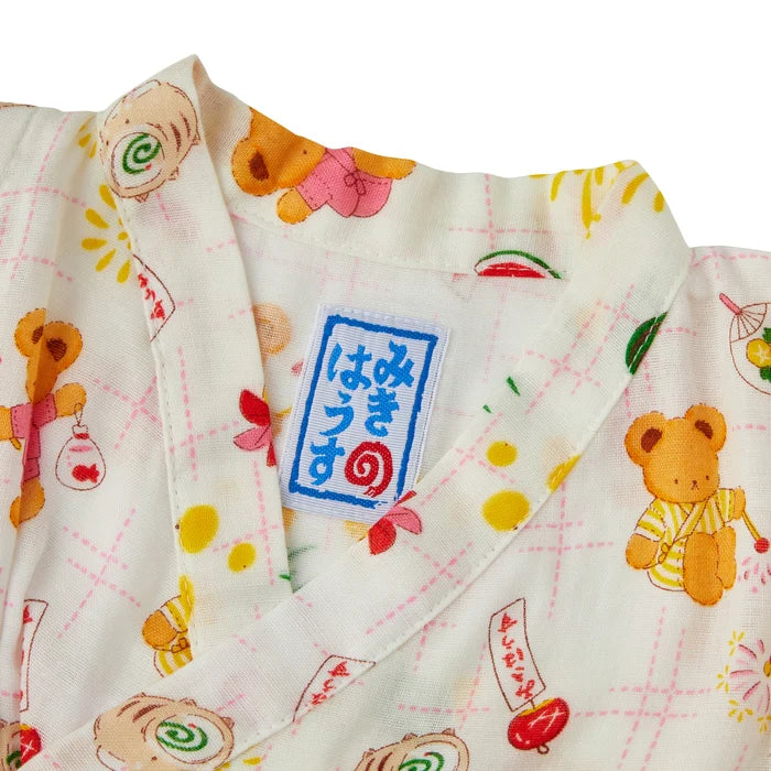 MIKI HOUSE Bear One-Piece Kimono Jinbei