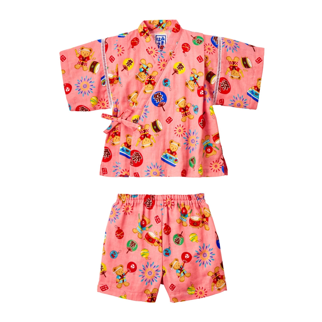 Teddy Bear Festivities Summer Jinbei