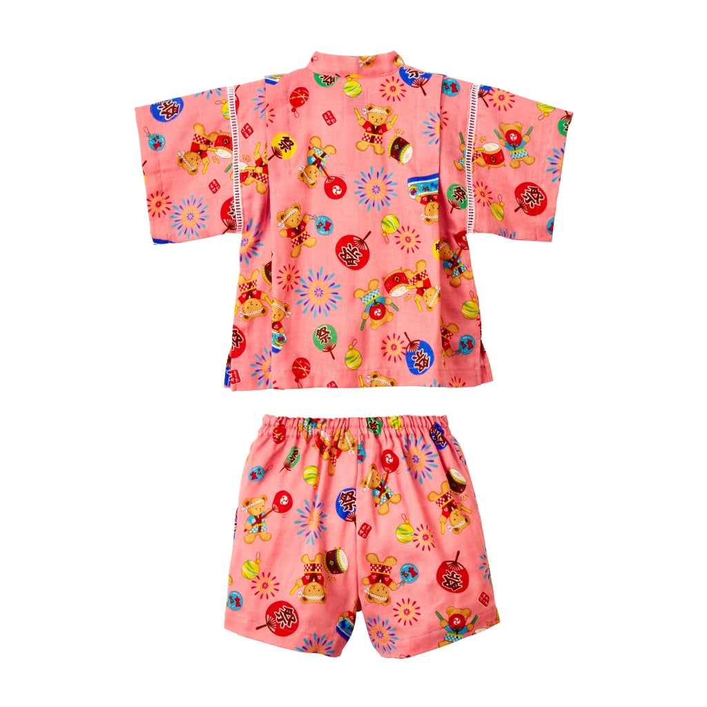 Teddy Bear Festivities Summer Jinbei