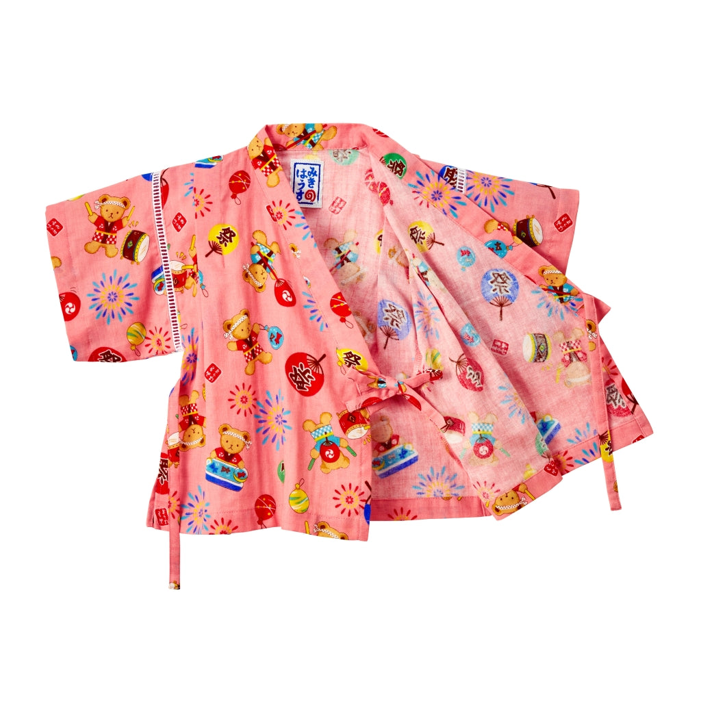Teddy Bear Festivities Summer Jinbei