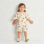 MIKI HOUSE Bear Two-Piece Kimono Jinbei