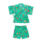 MIKI HOUSE Bear Two-Piece Kimono Jinbei