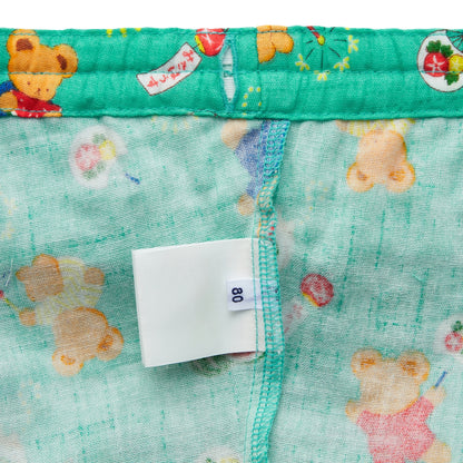 MIKI HOUSE Bear Two-Piece Kimono Jinbei