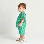 MIKI HOUSE Bear Two-Piece Kimono Jinbei