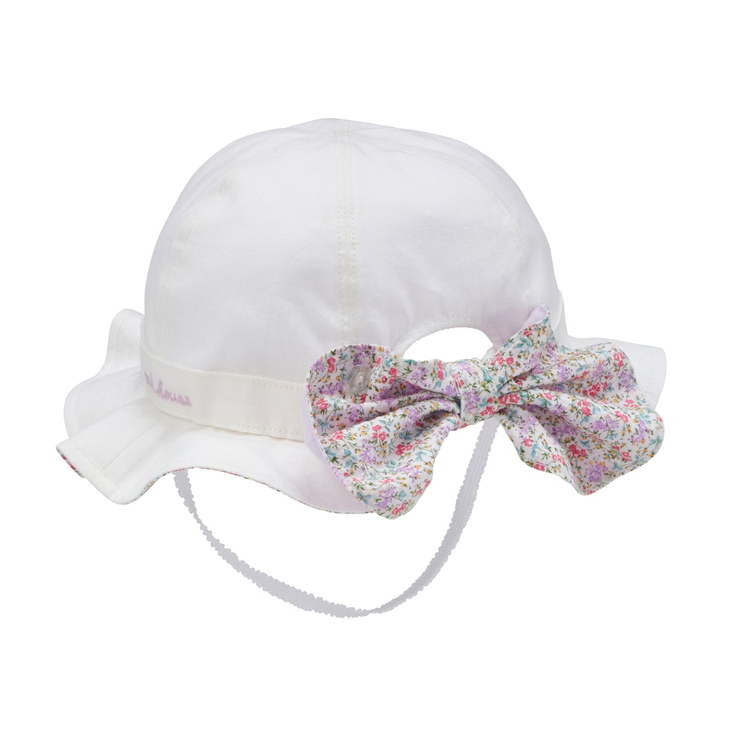 Floral Ribbon Sun Hat