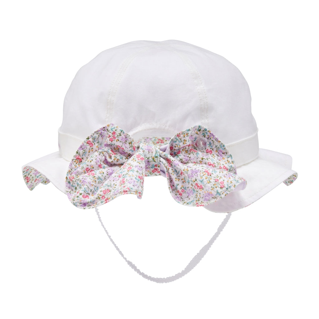 Floral Ribbon Sun Hat