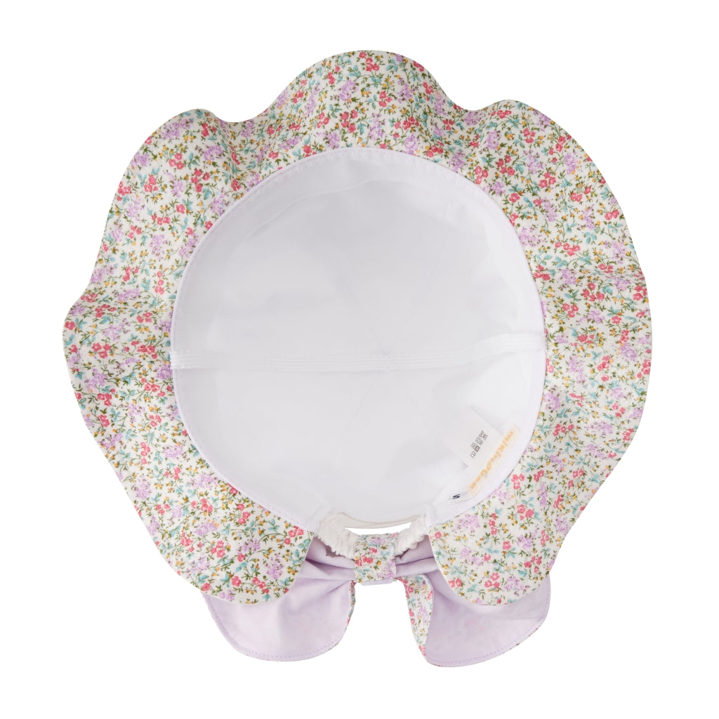 Floral Ribbon Sun Hat