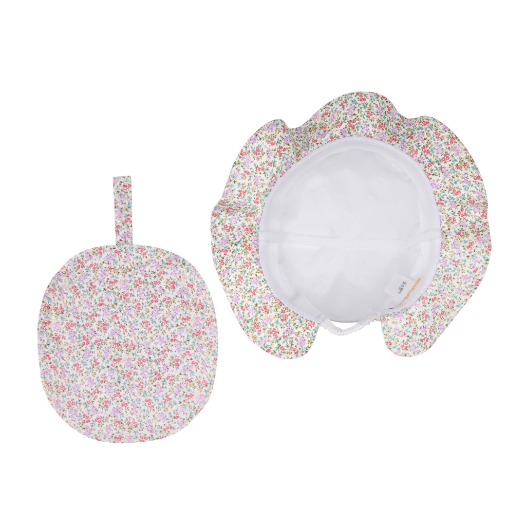 Floral Ribbon Sun Hat