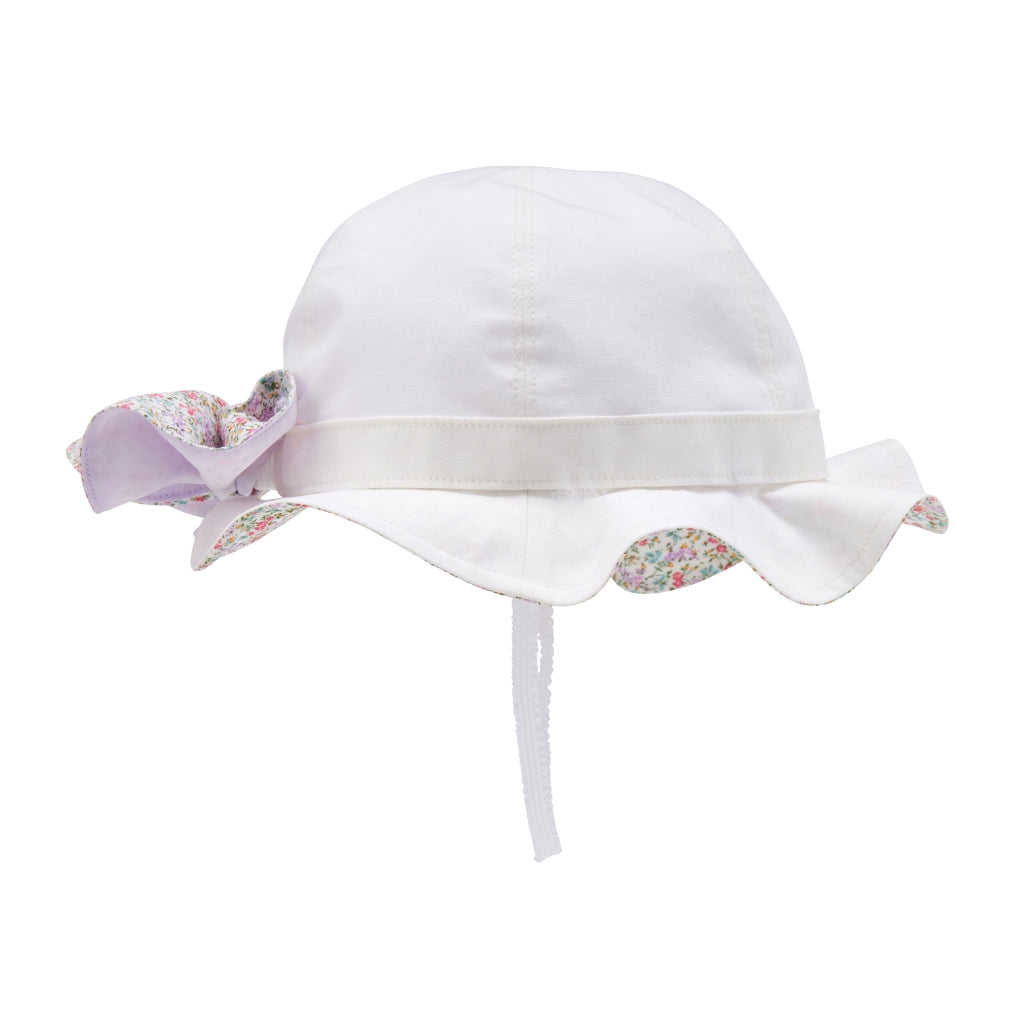 Floral Ribbon Sun Hat