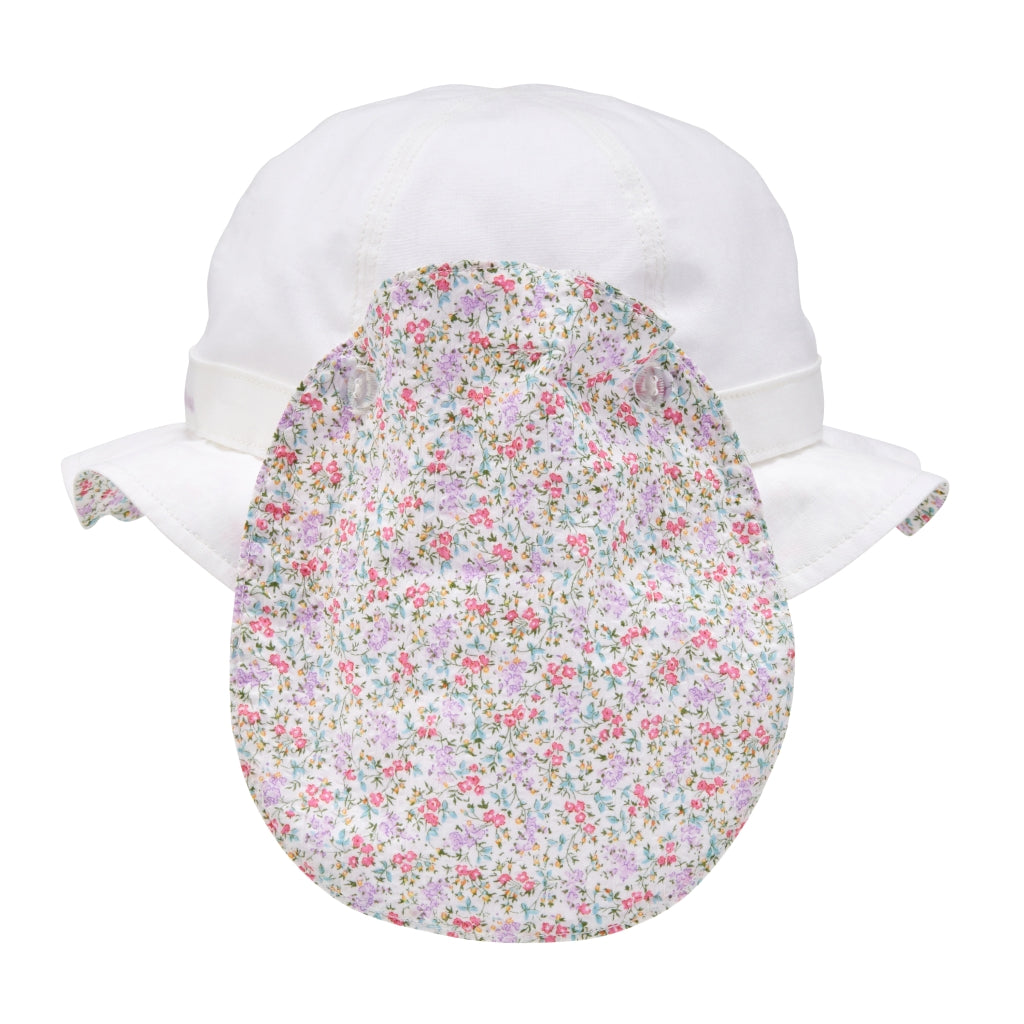 Floral Ribbon Sun Hat