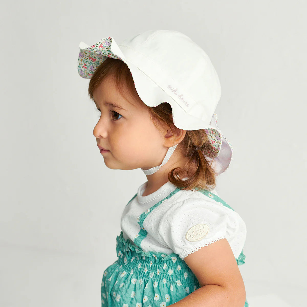 Floral Ribbon Sun Hat