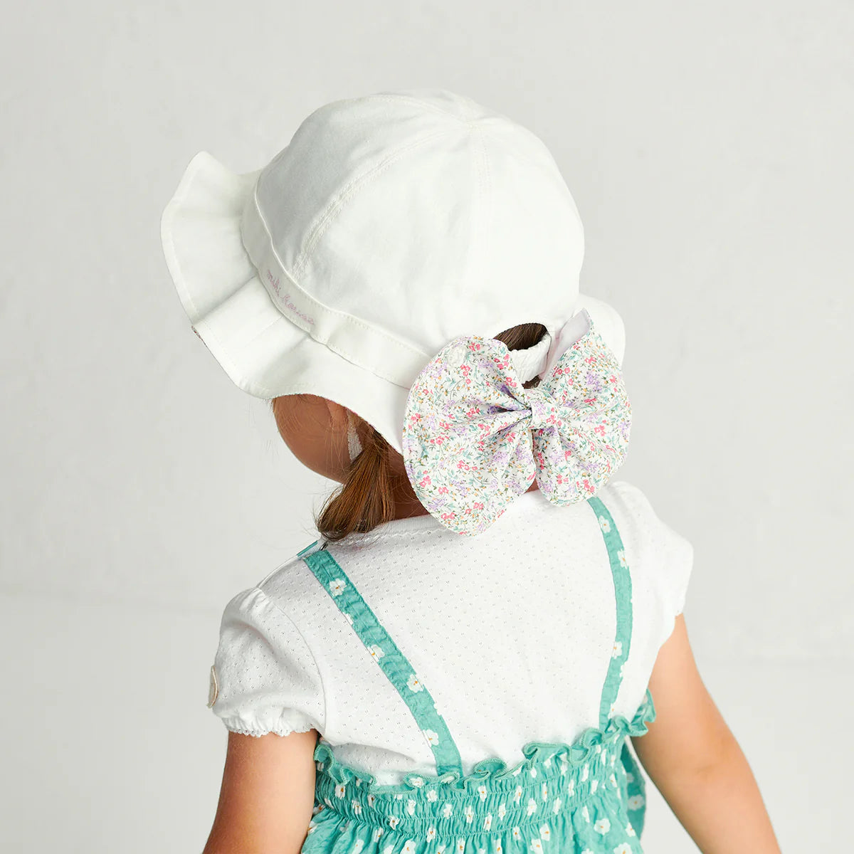 Floral Ribbon Sun Hat