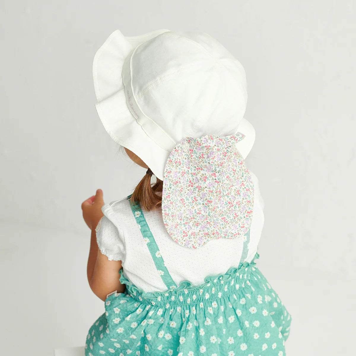 Floral Ribbon Sun Hat