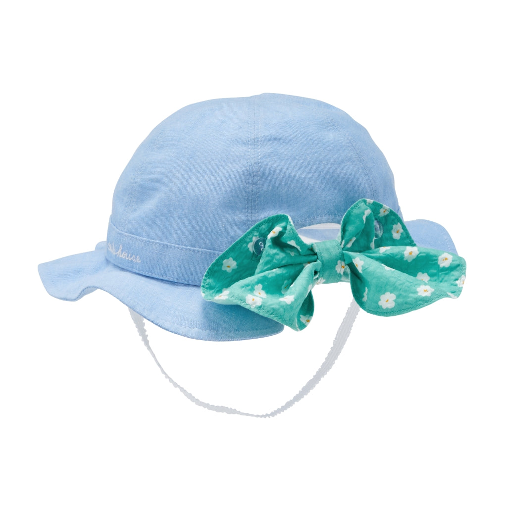 Floral Ribbon Sun Hat