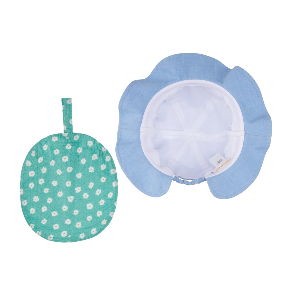 Floral Ribbon Sun Hat