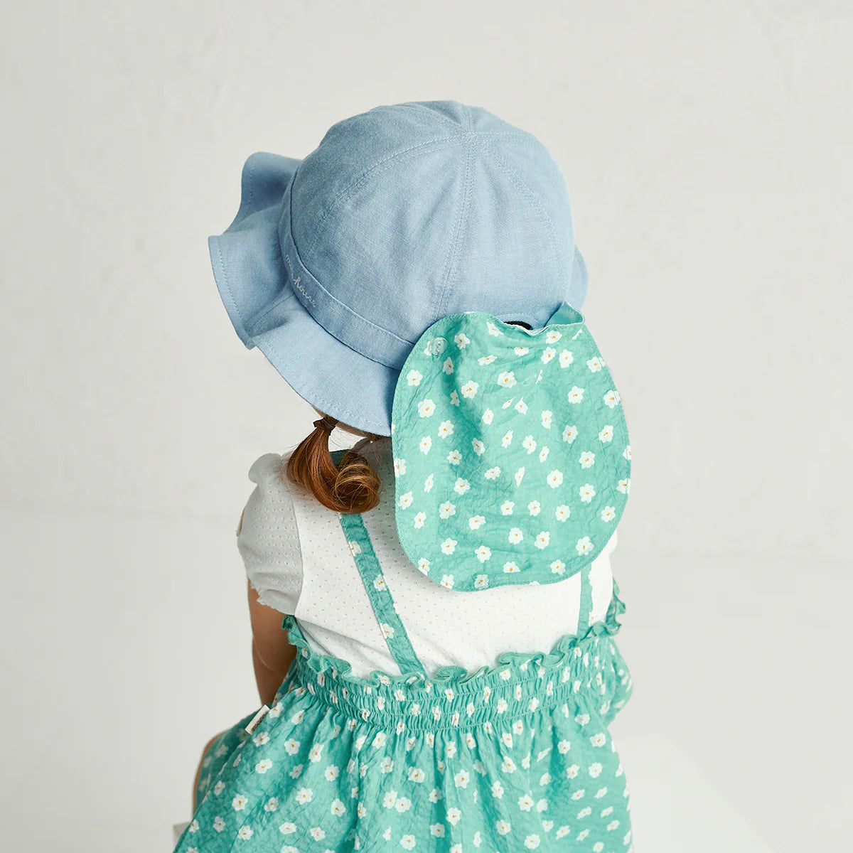 Floral Ribbon Sun Hat