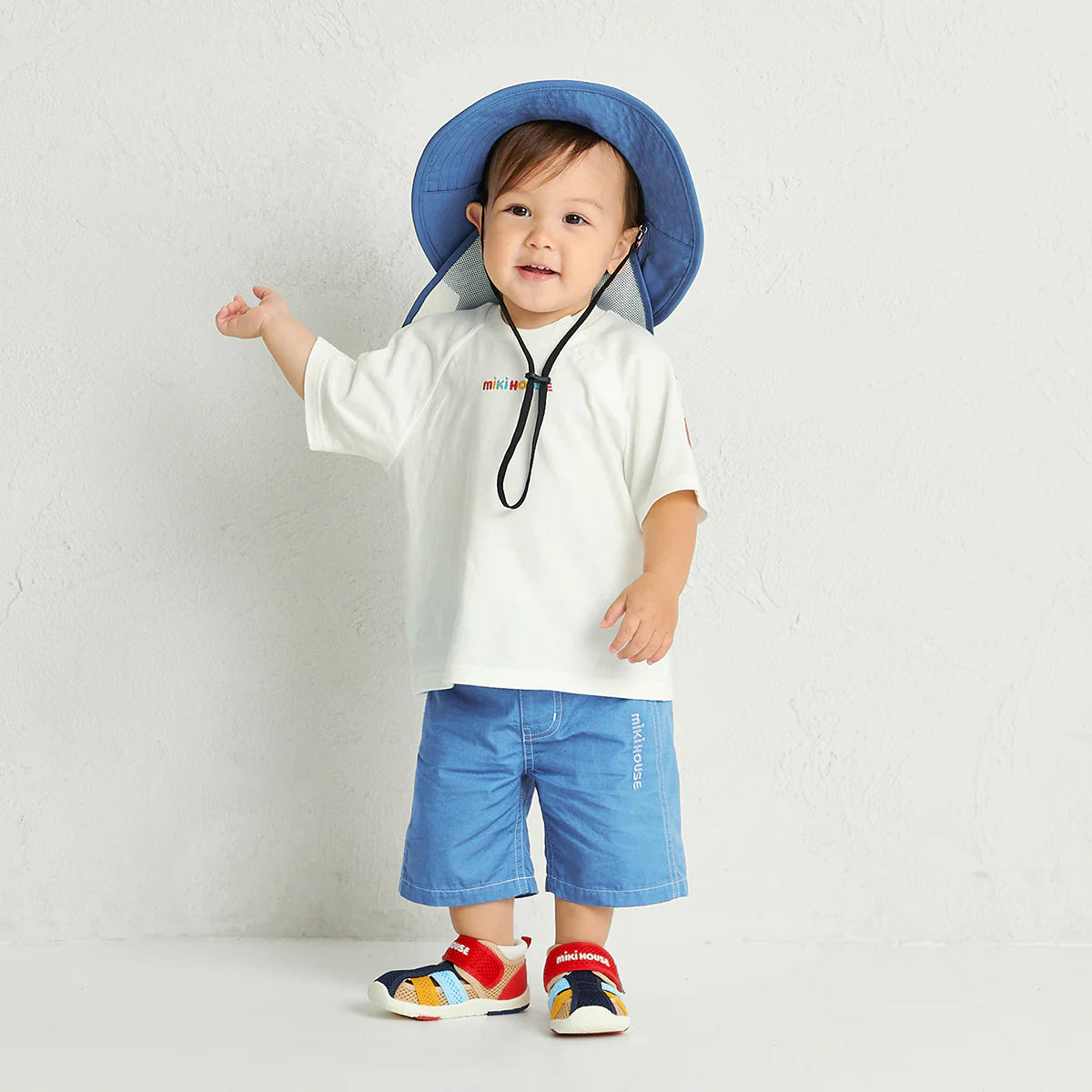 Cool Mesh Sun Hat (MIKIHOUSE Logo Collection)