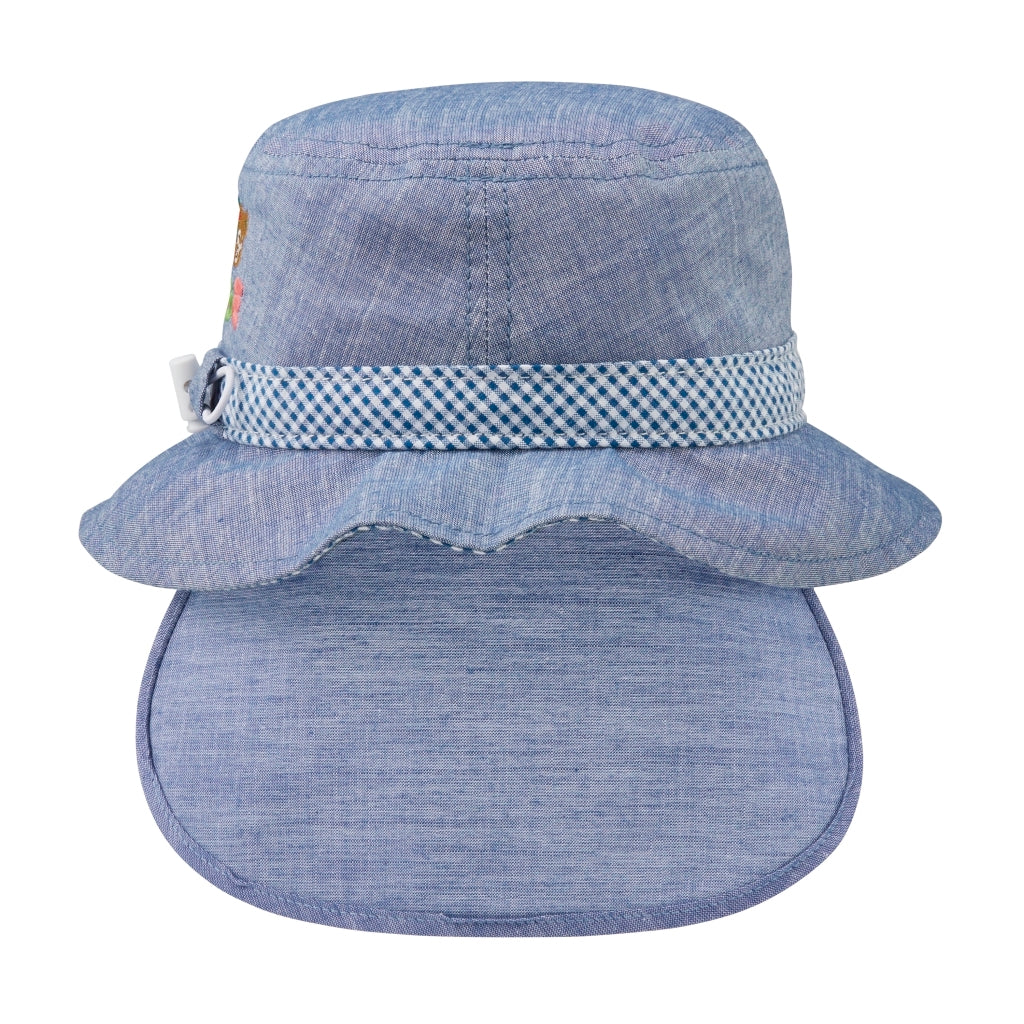 Sunshade Soft Hat with Embroidered Logos and Pucchi