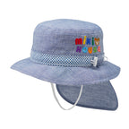 Sunshade Soft Hat with Embroidered Logos and Pucchi