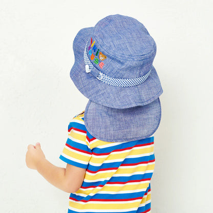 Sunshade Soft Hat with Embroidered Logos and Pucchi