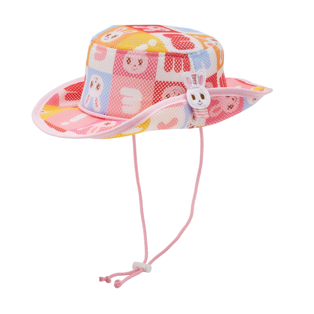 Puzzle Block Usako Mesh Hat (With Sun Cover)