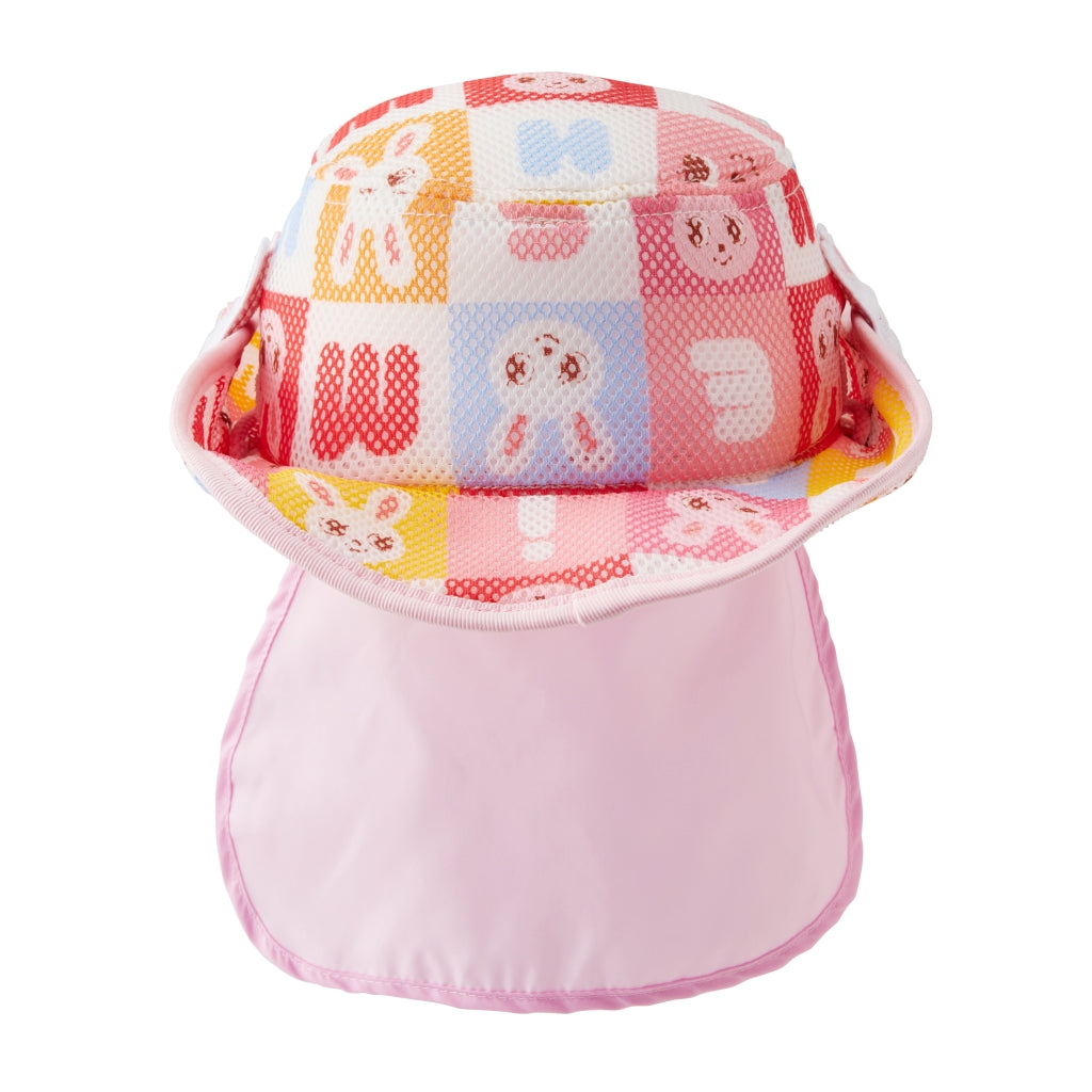 Puzzle Block Usako Mesh Hat (With Sun Cover)