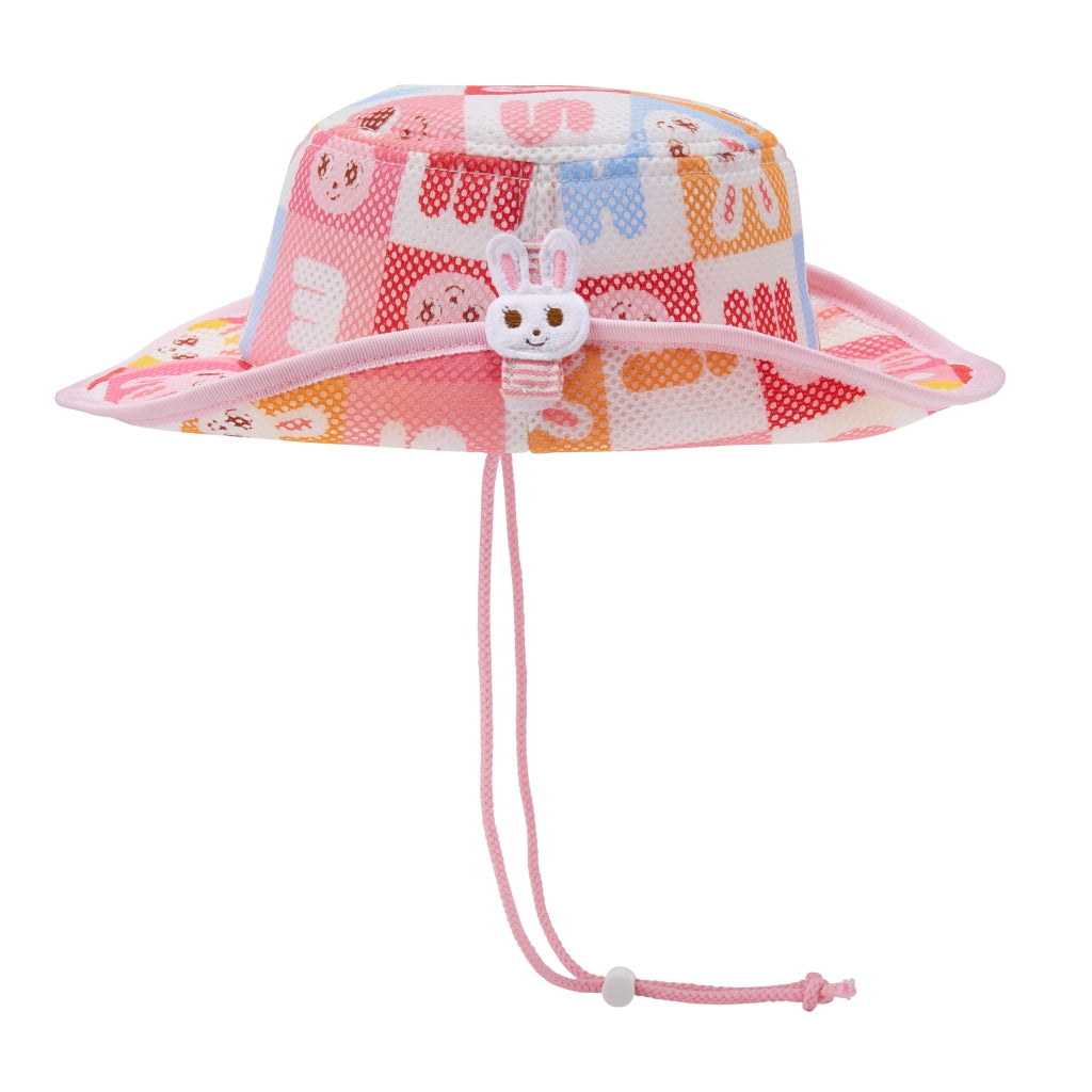 Puzzle Block Usako Mesh Hat (With Sun Cover)