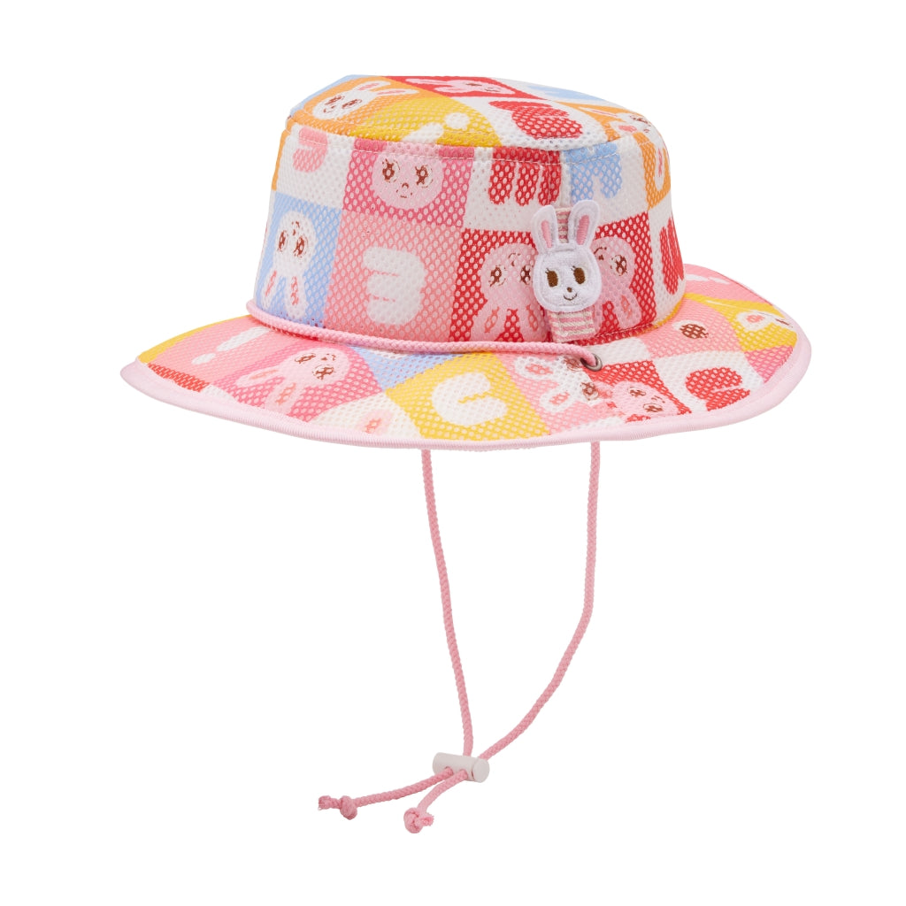 Puzzle Block Usako Mesh Hat (With Sun Cover)