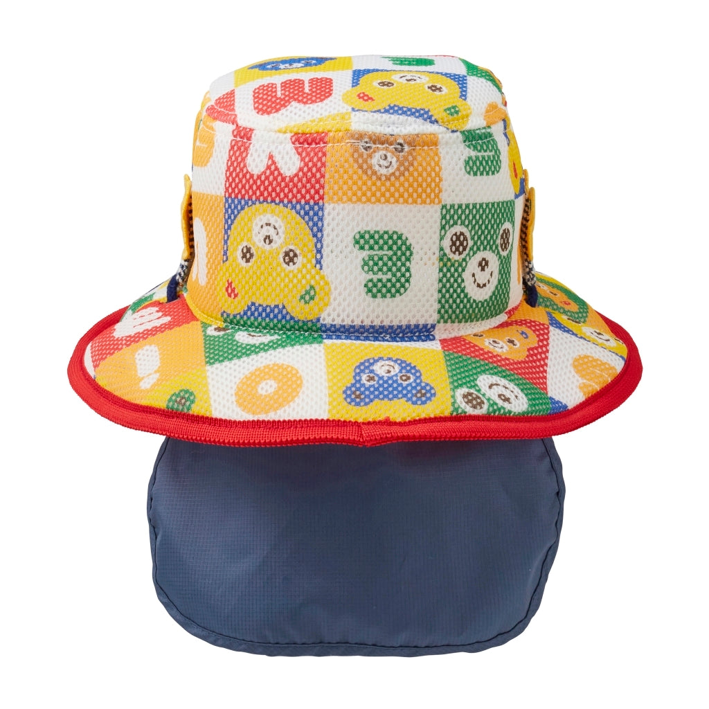 Sunshield Pucci Blocks Mesh Hat for Little Explorers