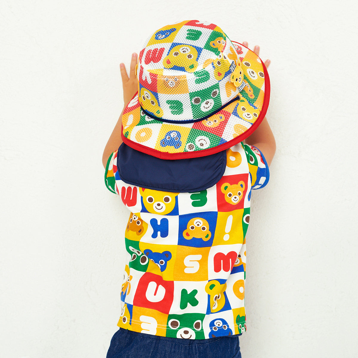 Sunshield Pucci Blocks Mesh Hat for Little Explorers
