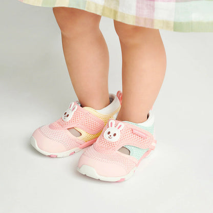 Double Russell Mesh Second Shoes - Strawberry Swirl