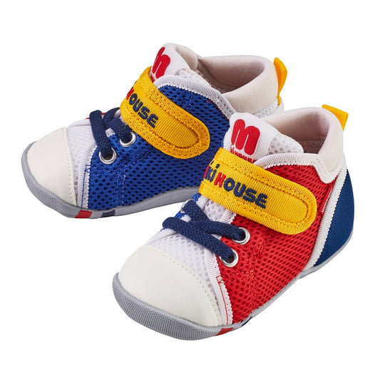 Double Russell Mesh First Shoes - Blast from the Past