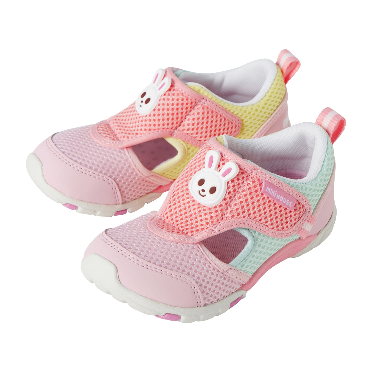 Double Russell Mesh Sneakers for Kids - Strawberry Swirl