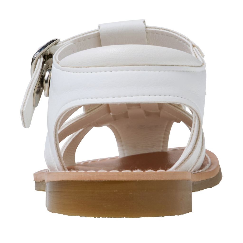 Classic White Leather Sandals