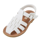 Classic White Leather Sandals