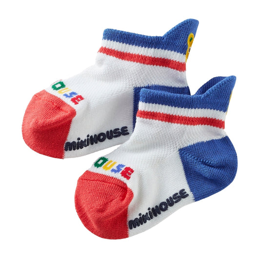 Anti-Slip Multicolored Socks - White