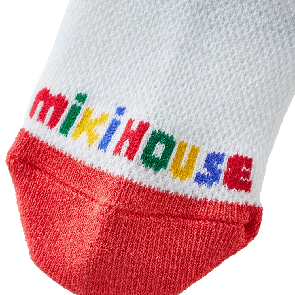 Anti-Slip Multicolored Socks - White