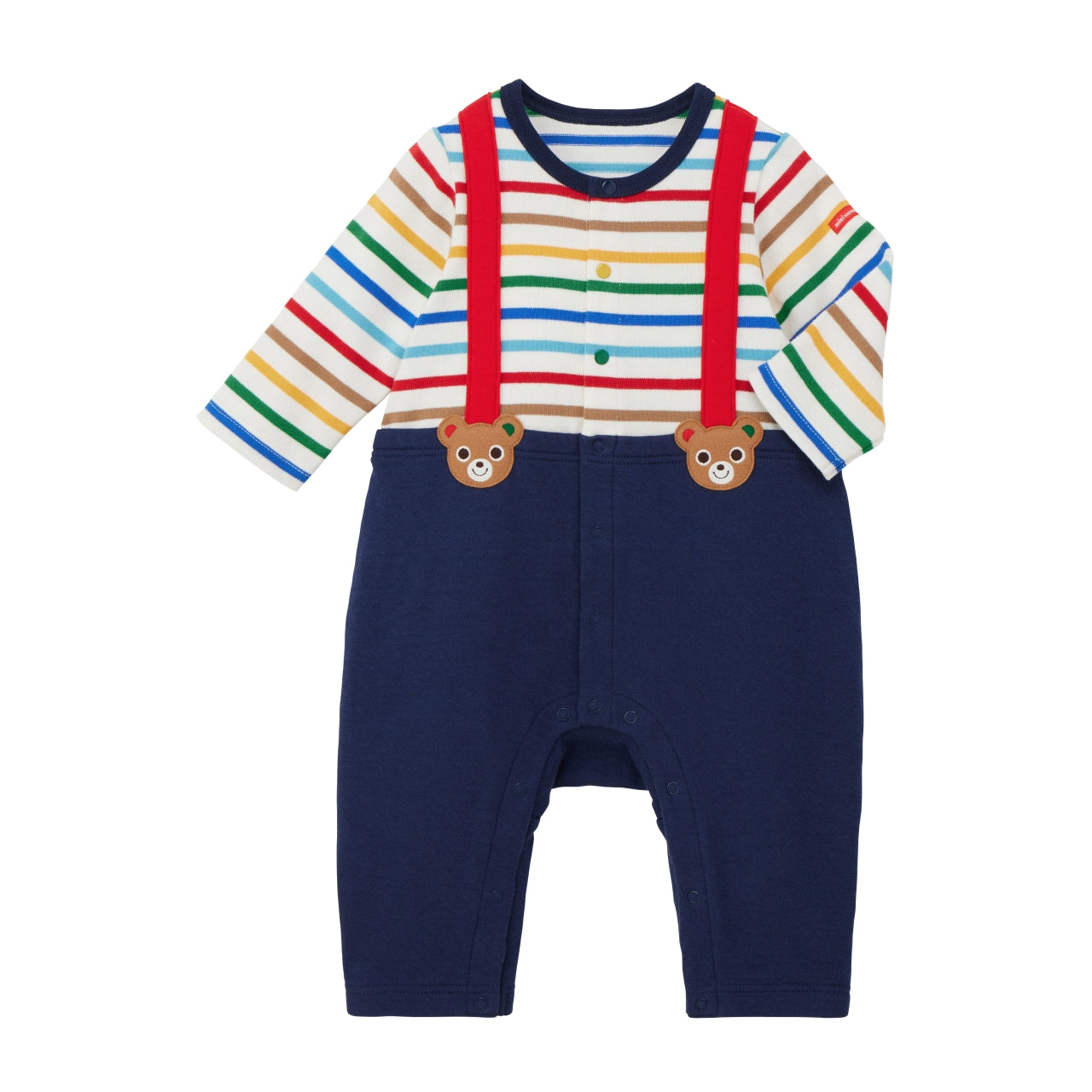 Suspender Faux-Layered Coverall
