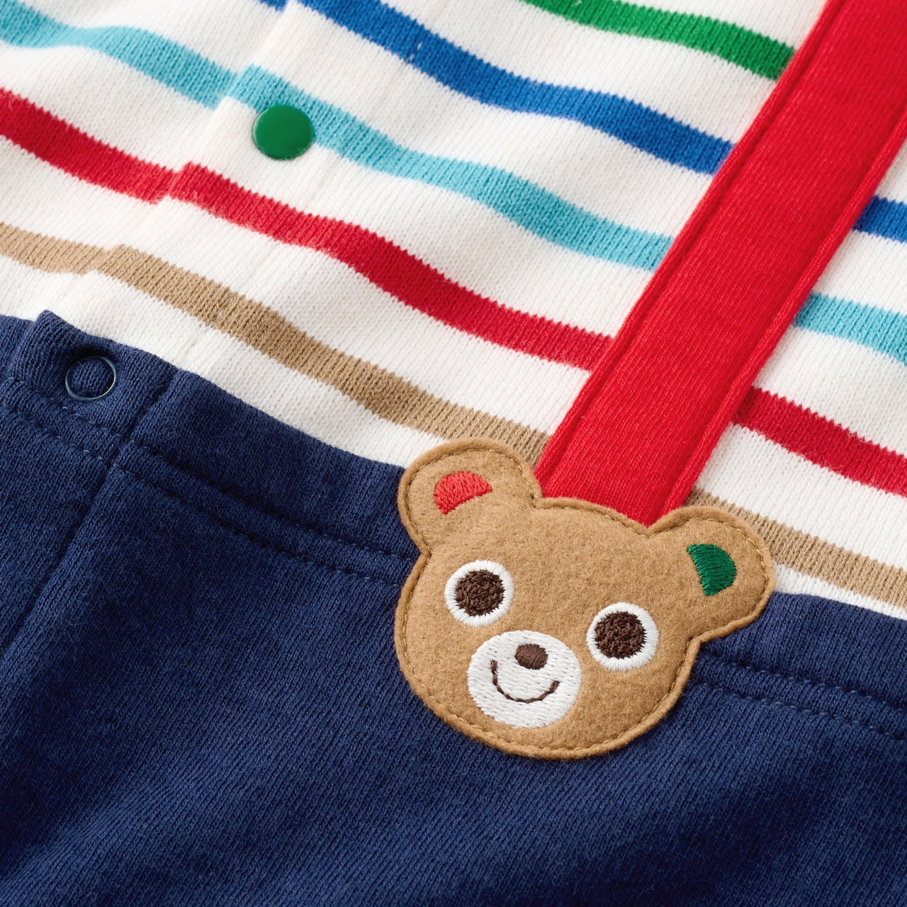 Suspender Faux-Layered Coverall