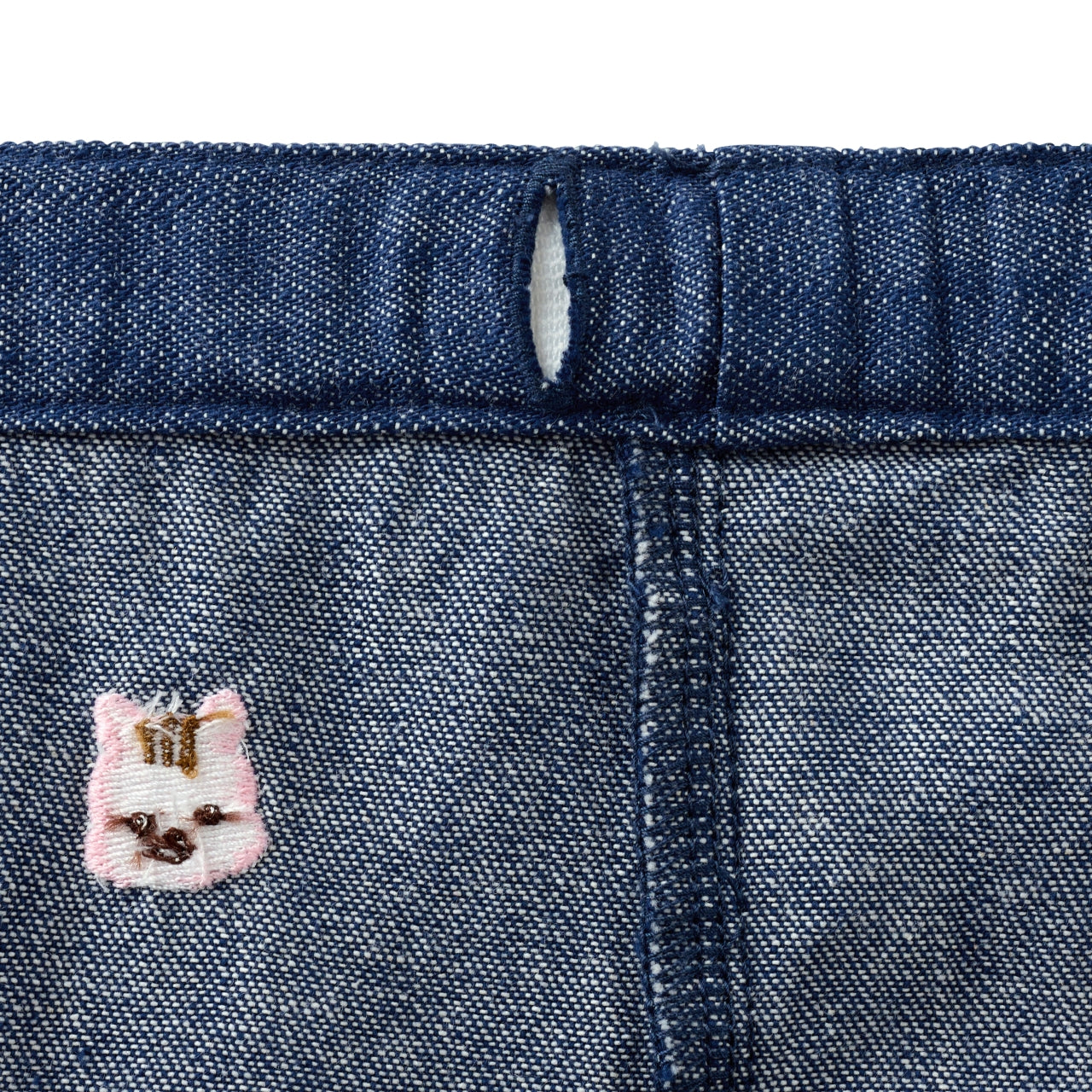 Usako Bunny & Friends All-Over Denim Skirt
