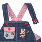 Retro Game Denim Pinafore Dress