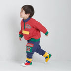 MIKI HOUSE Logo Colourful Pocket Joggers
