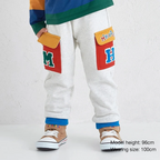MIKI HOUSE Logo Colourful Pocket Joggers