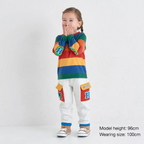 MIKI HOUSE Logo Colourful Pocket Joggers