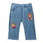 Musical Band Stretch Corduroy Fleece Trousers