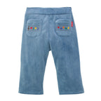 Musical Band Stretch Corduroy Fleece Trousers