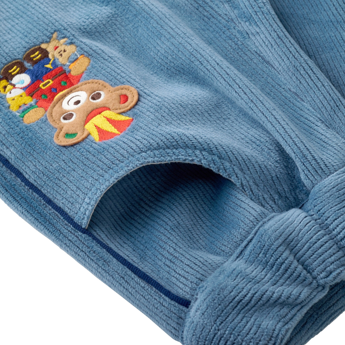 Musical Band Stretch Corduroy Fleece Trousers
